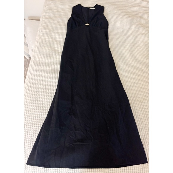 Abercrombie Beaded Plunge Maxi Dress *TALL - Picture 2 of 3